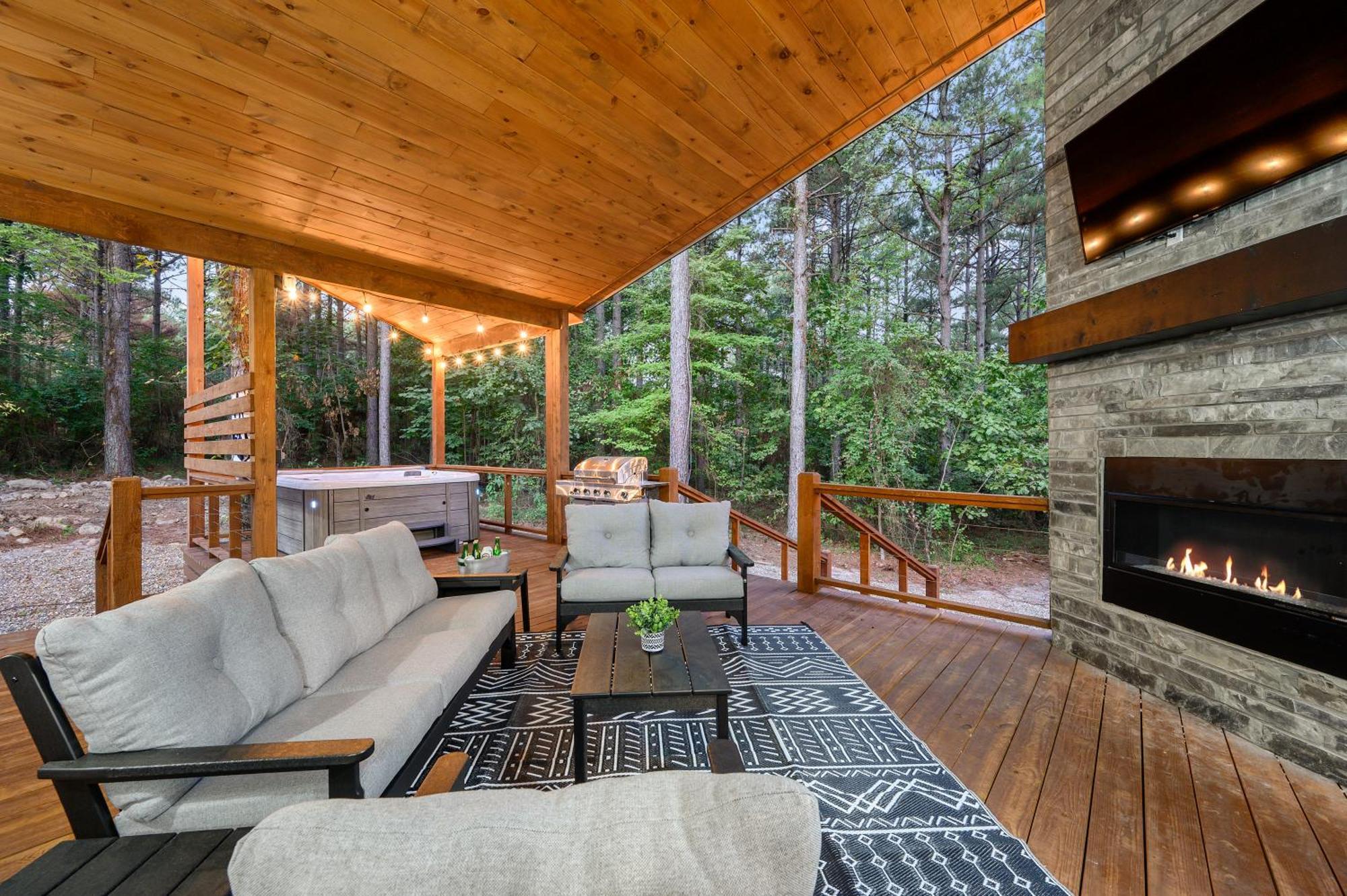 Two Knights Luxury Cabin Broken Bow Kültér fotó